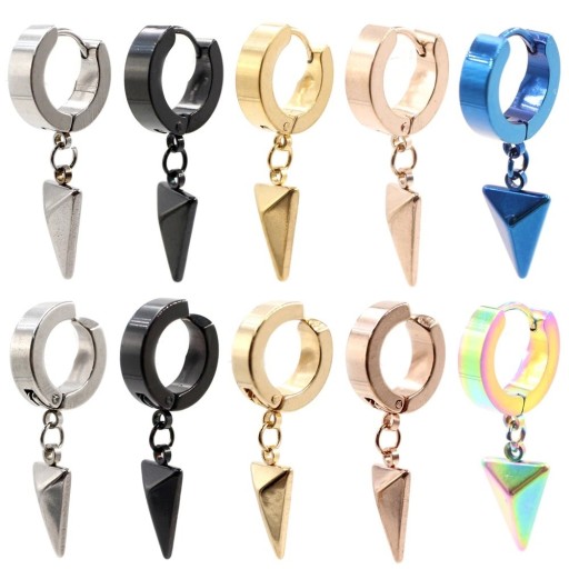 Boucles d'oreilles rondes avec pendentif G2560