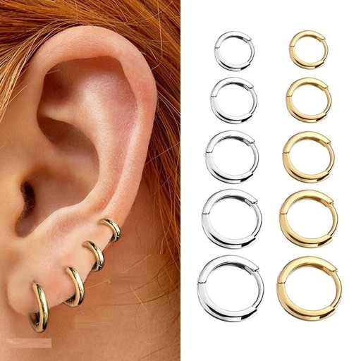 Boucles d'oreilles rondes G2481