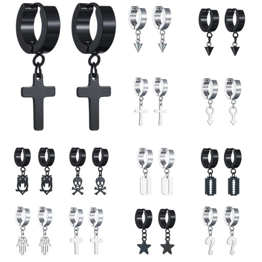 Boucles d'oreilles rondes G2497