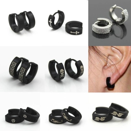 Boucles d'oreilles rondes G367