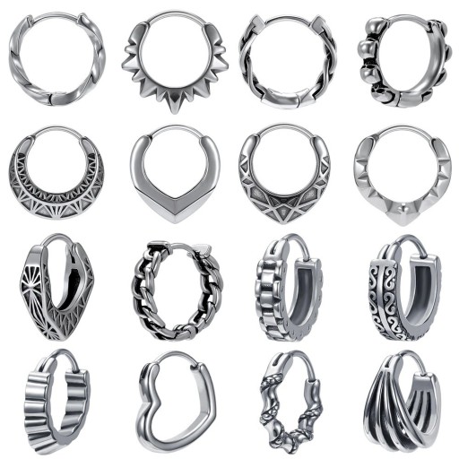 Boucles d'oreilles rondes G650