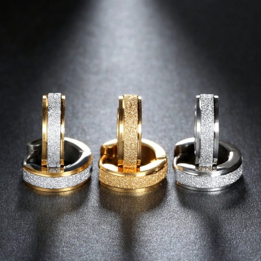 Boucles d'oreilles rondes G667