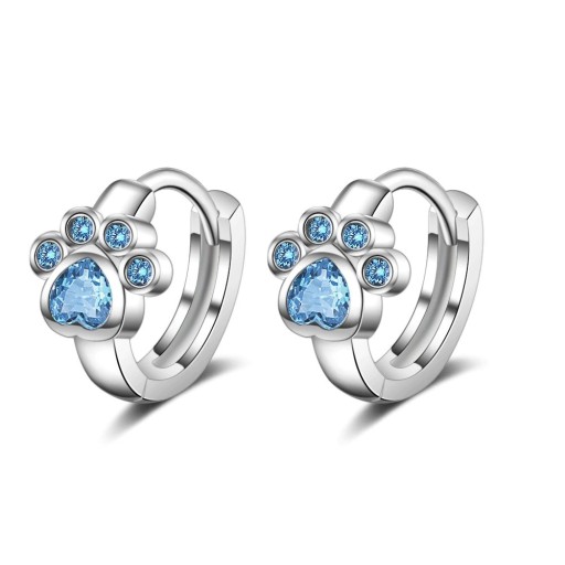 Boucles d'oreilles rondes pour femmes avec patte