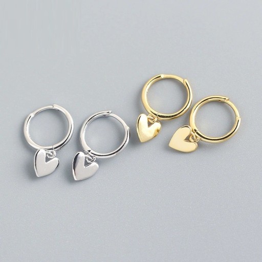 Boucles d'oreilles rondes pour femmes avec pendentif G259
