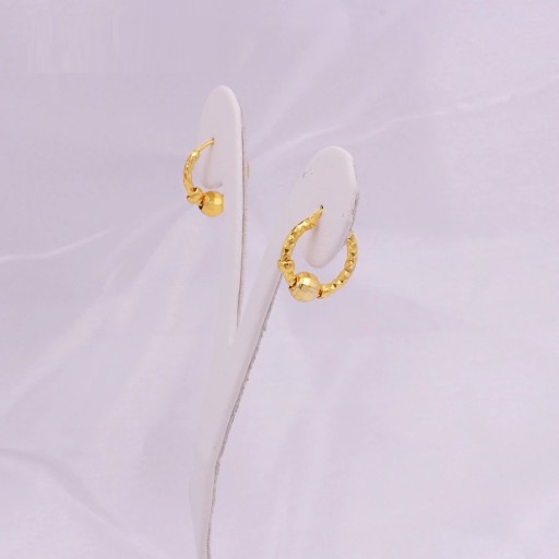 Boucles d'oreilles rondes pour femmes G1037