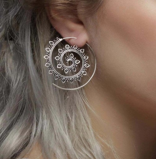 Boucles d'oreilles rondes pour femmes G1271