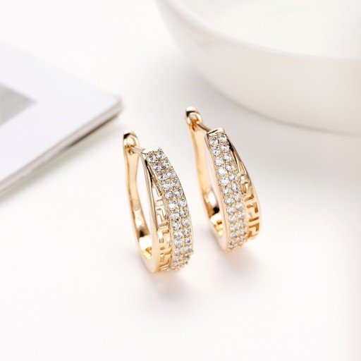 Boucles d'oreilles rondes pour femmes G1297