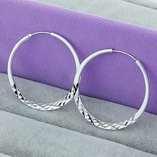Boucles d'oreilles rondes pour femmes G1448
