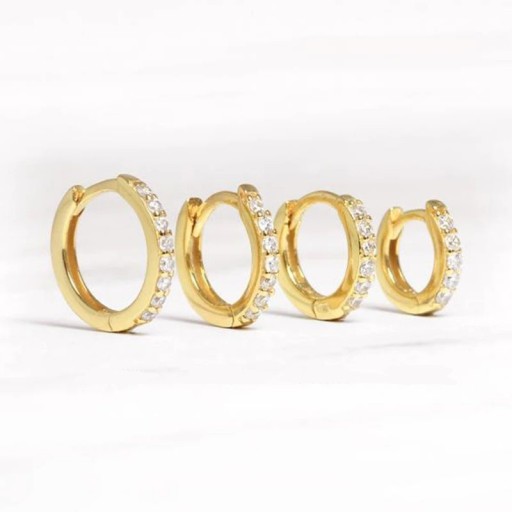 Boucles d'oreilles rondes pour femmes G316
