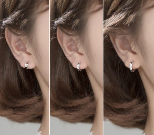 Boucles d'oreilles rondes pour femmes G327