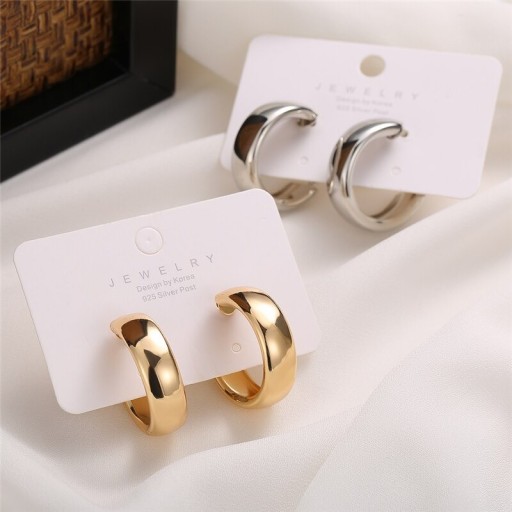 Boucles d'oreilles rondes pour femmes G397