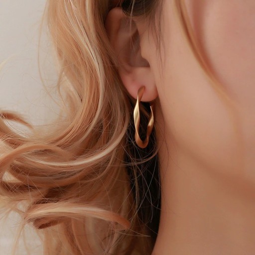 Boucles d'oreilles rondes pour femmes G406