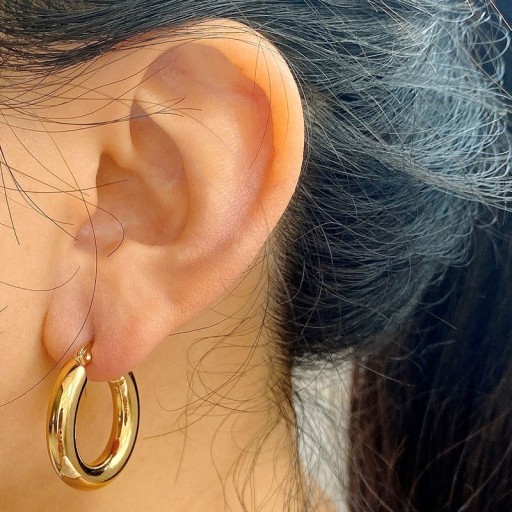 Boucles d'oreilles rondes pour femmes G612