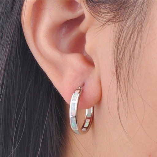 Boucles d'oreilles rondes pour femmes G835