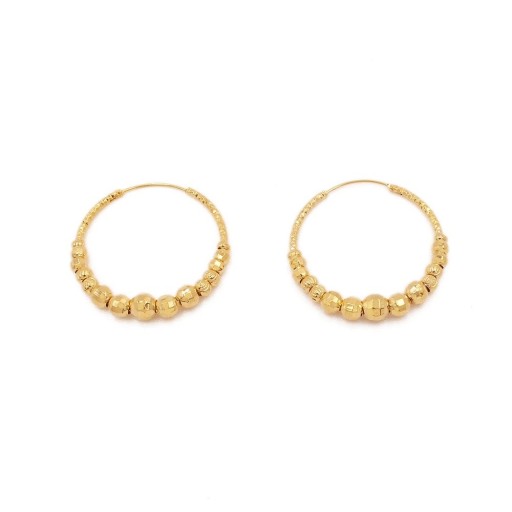 Boucles d'oreilles rondes pour femmes G892