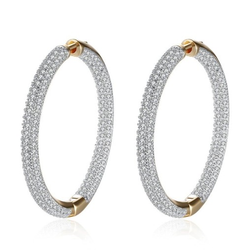 Boucles d'oreilles rondes pour femmes G989