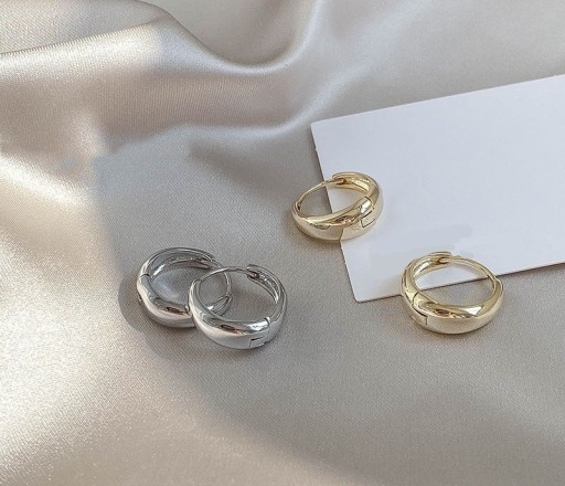 Boucles d'oreilles rondes pour femmes H729