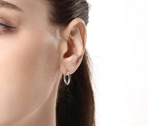 Boucles d'oreilles rondes pour femmes R24