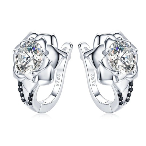 Boucles d'oreilles roses pour femmes