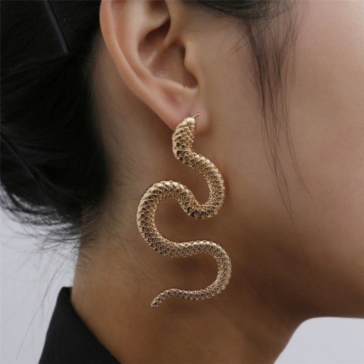 Boucles d'oreilles serpent pour femmes H710