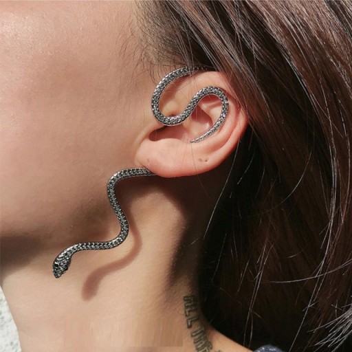 Boucles d'oreilles serpent pour femmes