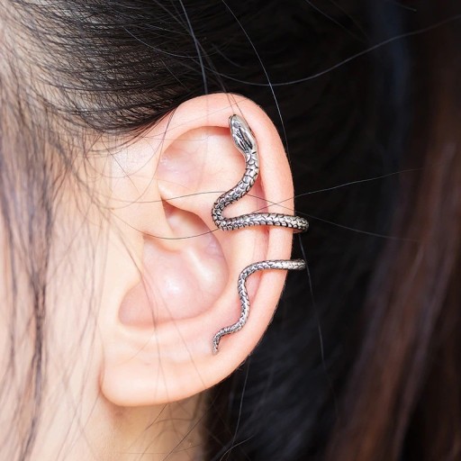 Boucles d'oreilles serpent
