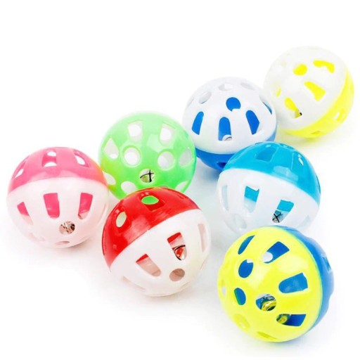 Boule avec grelot pour oiseaux 10 pcs