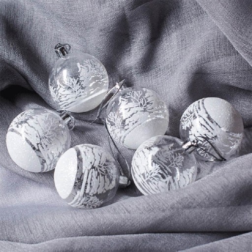 Boules de Noël 6 pcs