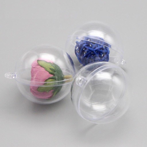 Boules de Noël transparentes 10 pcs