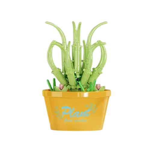 Bouquet of Flowers Euphorbia 6.8 x 6.8 x 6.4 cm 89 pcs Mini Micro Building Set DIY Floral Blocks Construction Set for Children Decoration Creative Gift