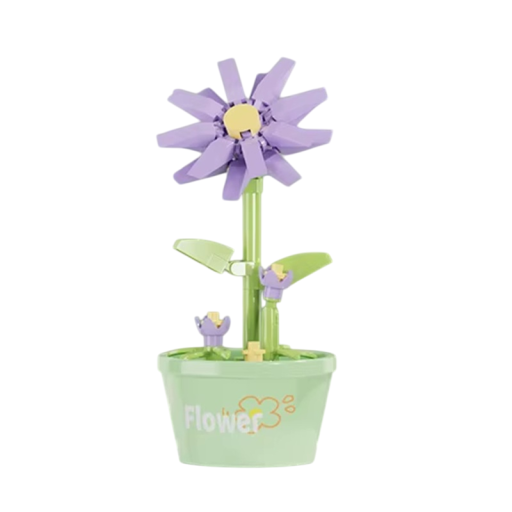 Bouquet of Flowers Starflower 4 x 4 x 8.6 cm 61 pcs Mini DIY Micro Bricks Flower Building Set Creative Blocks for Children Girls Boys Decoration