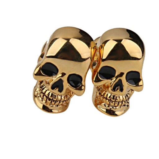 Boutons de manchette tête de mort T1358