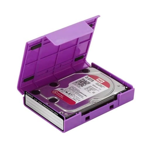Box na pevný disk ORICO PHP-35 Nárazuvzdorné a voděodolné pouzdro 178 x 128 x 40 mm Plast Fialová Na 3,5palcový disk Ochranný obal se štítkem