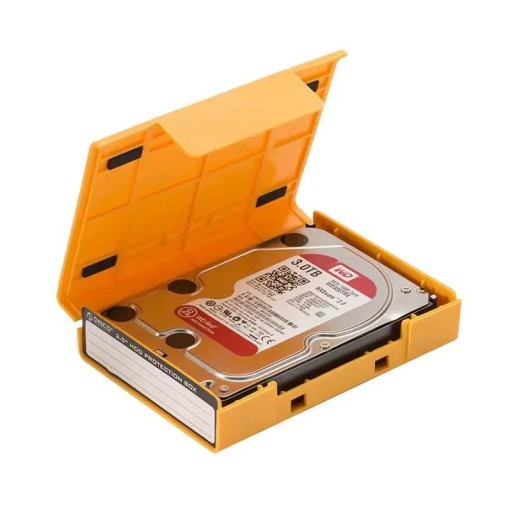 Box na pevný disk ORICO PHP-35 Nárazuvzdorné a voděodolné pouzdro 178 x 128 x 40 mm Plast Žltá Na 3,5-palcový disk Ochranný obal so štítkom