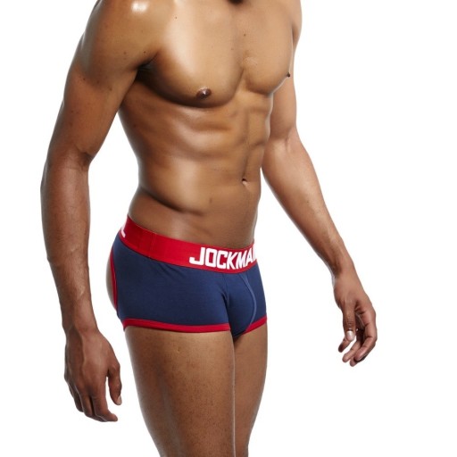 Boxer shorts masculinos com abertura