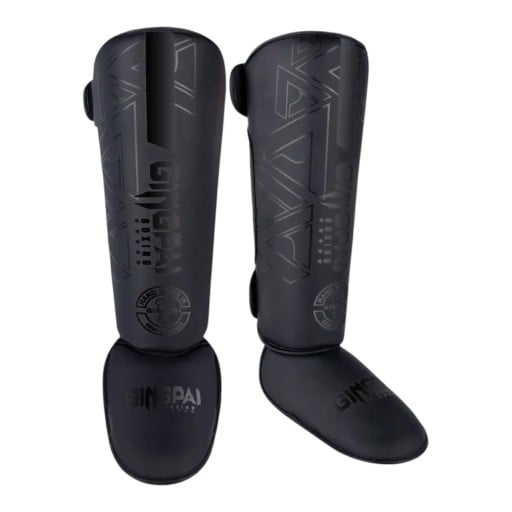 Boxerschutz für Schienbeine und Knöchel Größe M Länge 36 cm Lederoberfläche Höhe 140–165 cm Für Jugendliche MMA und Muay Thai