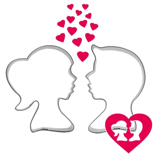 Boy and Girl Cookie Cutters 2 pcs