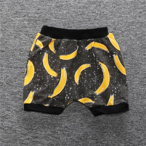 Boys' Shorts with Banana Print