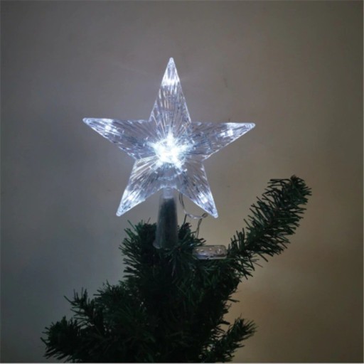 Boże Narodzenie gwiazda lodu na drzewie