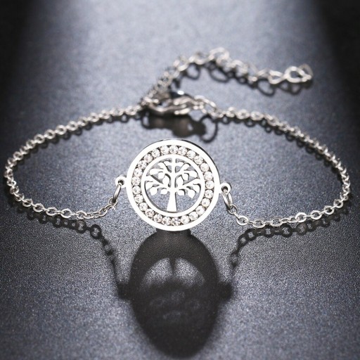 Bracciale a catena da donna albero