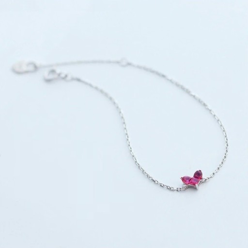 Bracciale a catena da donna con cuore H148