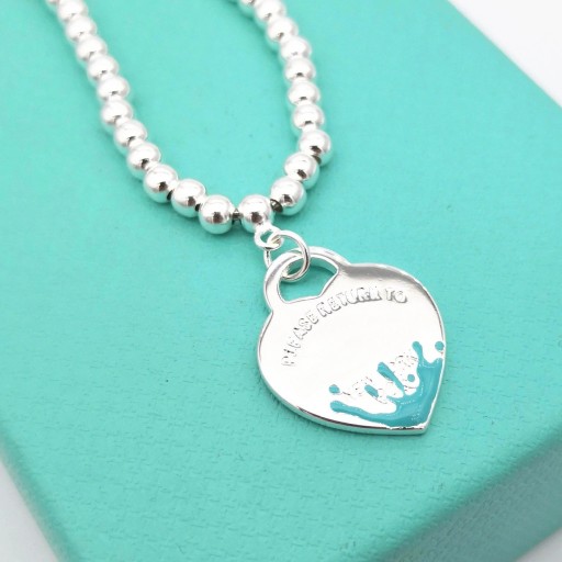 Bracciale a pallini da donna con cuore H169