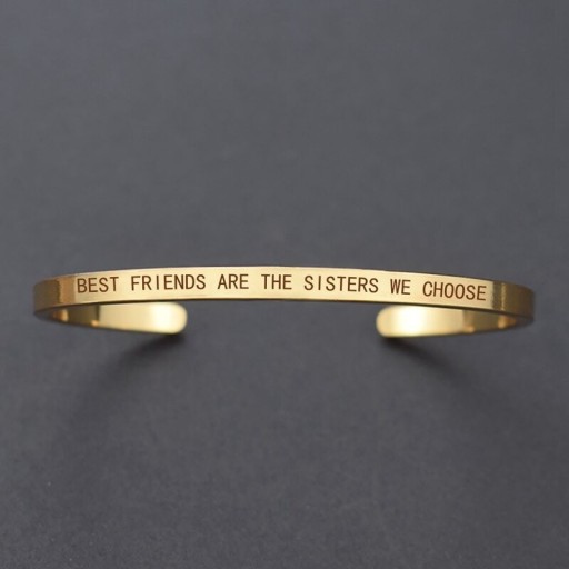 Bracciale aperto da donna con iscrizione H386