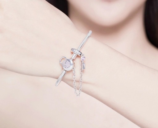 Bracciale da donna chiave del cuore