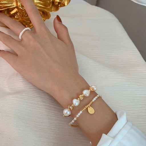 Bracciale da donna con perle H128