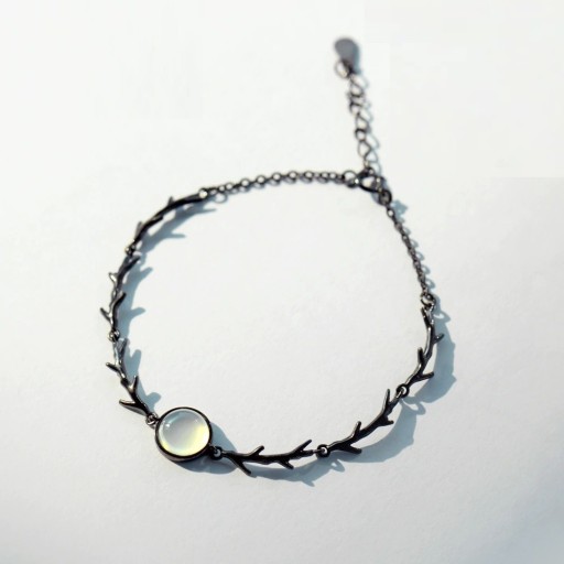 Bracciale da donna con pietra di luna H116
