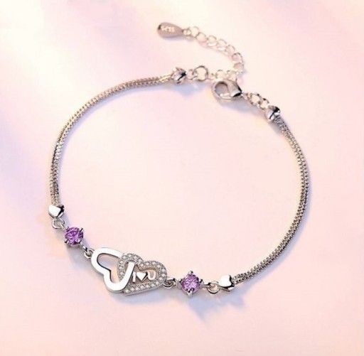 Bracciale da donna cuori uniti