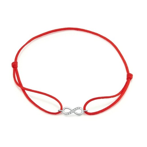 Bracciale da donna in corda infinito