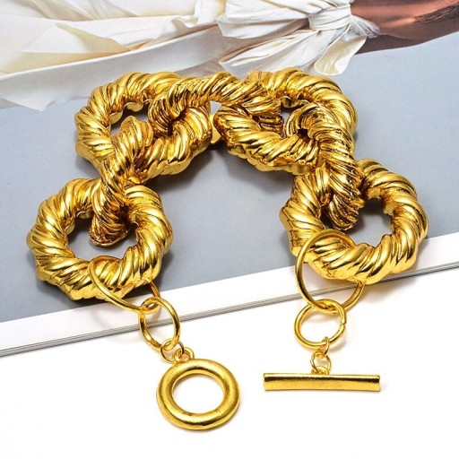 Bracciale da donna massiccio con chiusura americana