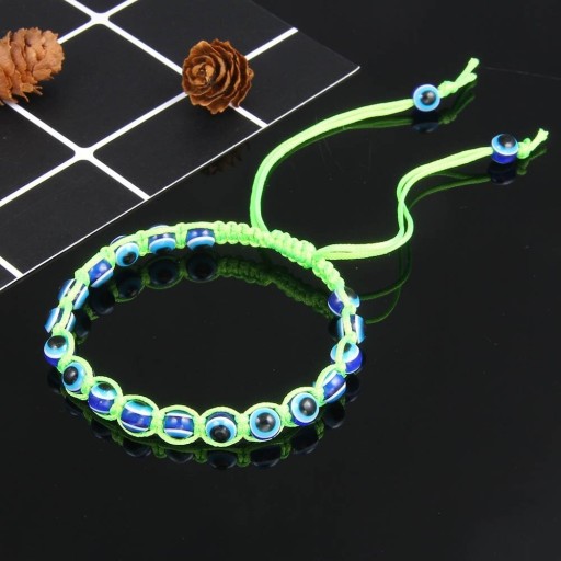 Bracciale di corda con perline